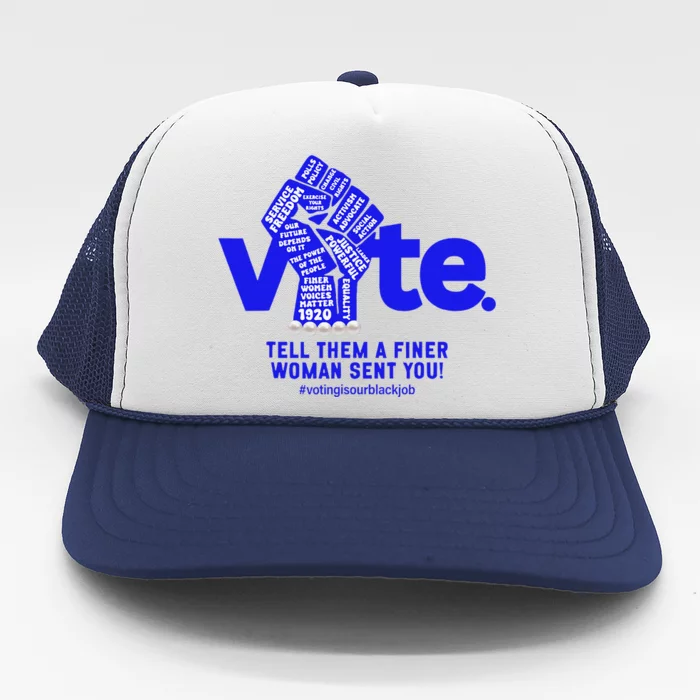 Vote For Kamala 2024 President Trucker Hat