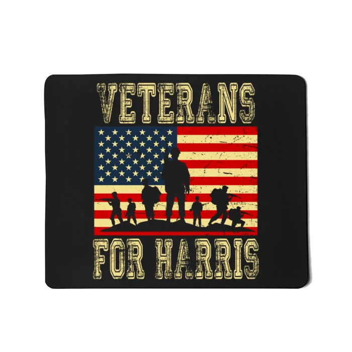 Veterans For Kamala Harris 2024 Mousepad