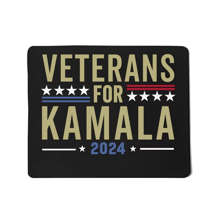 Veterans For Kamala Harris 2024 Election Mousepad