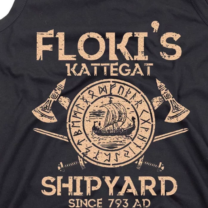 Viking Flokis Kattegat Shipyard Norse Mythology Tank Top