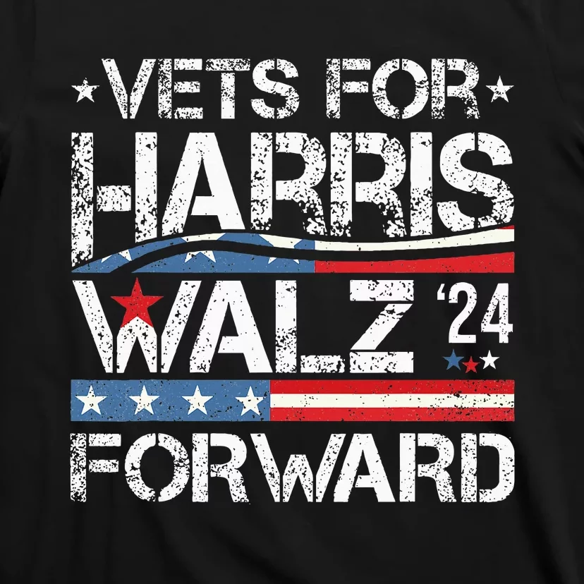 Vets For Kamala Harris Tim Walz Veterans For Harris T-Shirt