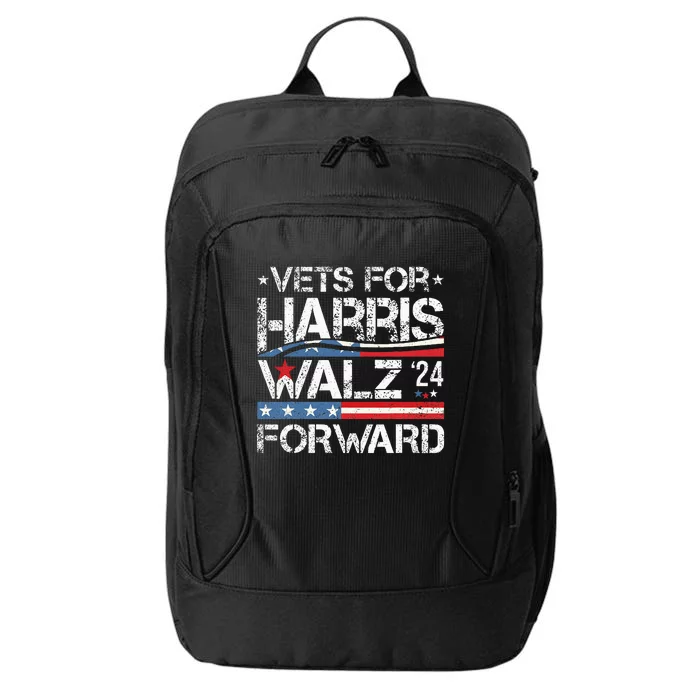 Vets For Kamala Harris Tim Walz Veterans For Harris City Backpack