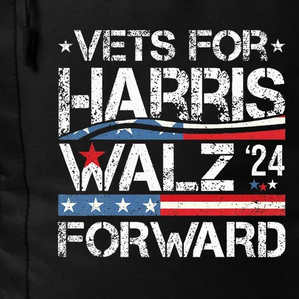 Vets For Kamala Harris Tim Walz Veterans For Harris Daily Commute Backpack