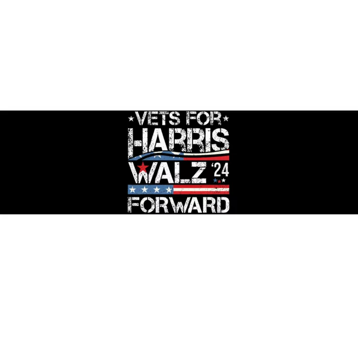 Vets For Kamala Harris Tim Walz Veterans For Harris Bumper Sticker