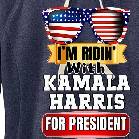 Vote For Kamala Harris 2024 President Election Campaign Women's Fleece Hoodie