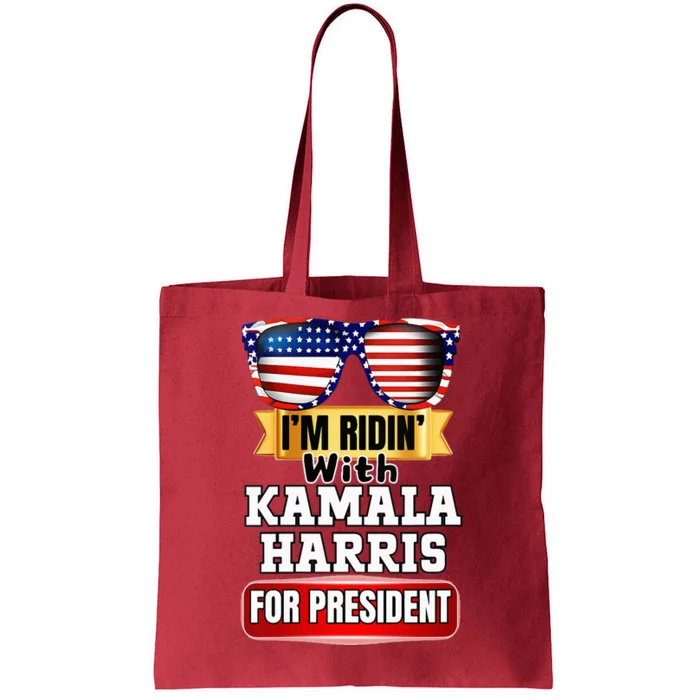 Vote For Kamala Harris 2024 President Election Campaign Tote Bag