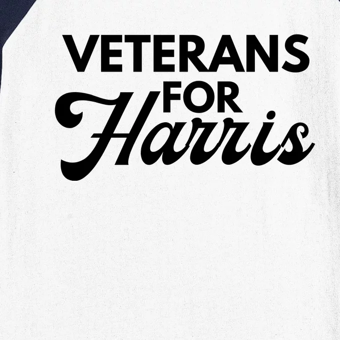 Veterans For Kamala Harris 2024 Election Baseball Sleeve Shirt