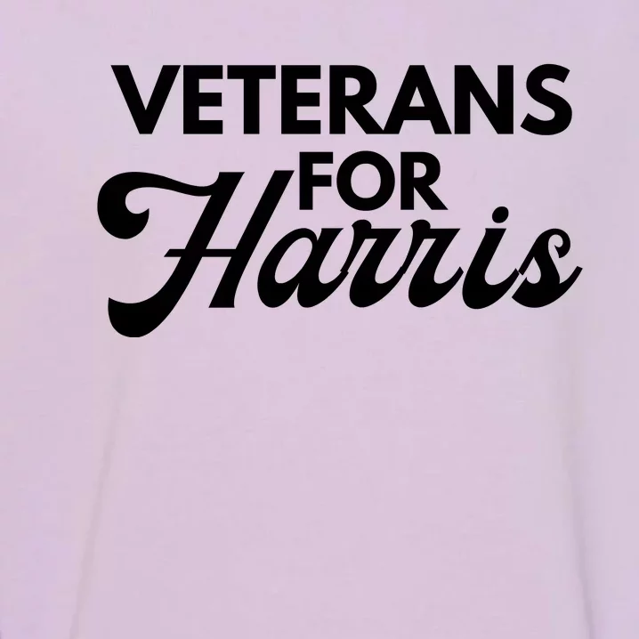 Veterans For Kamala Harris 2024 Election Garment-Dyed Sweatshirt