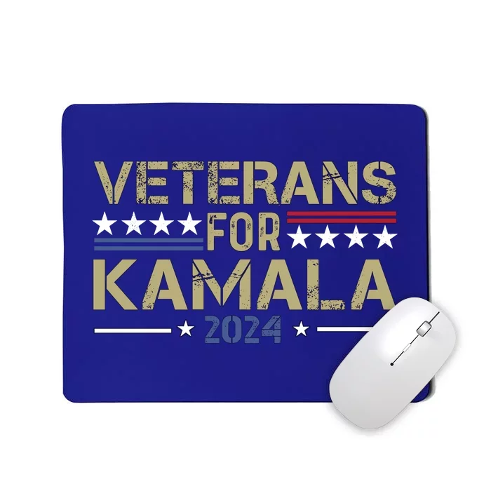 Veterans For Kamala Harris 2024 Election Mousepad