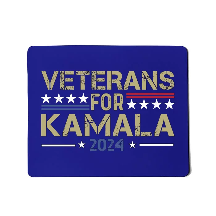 Veterans For Kamala Harris 2024 Election Mousepad