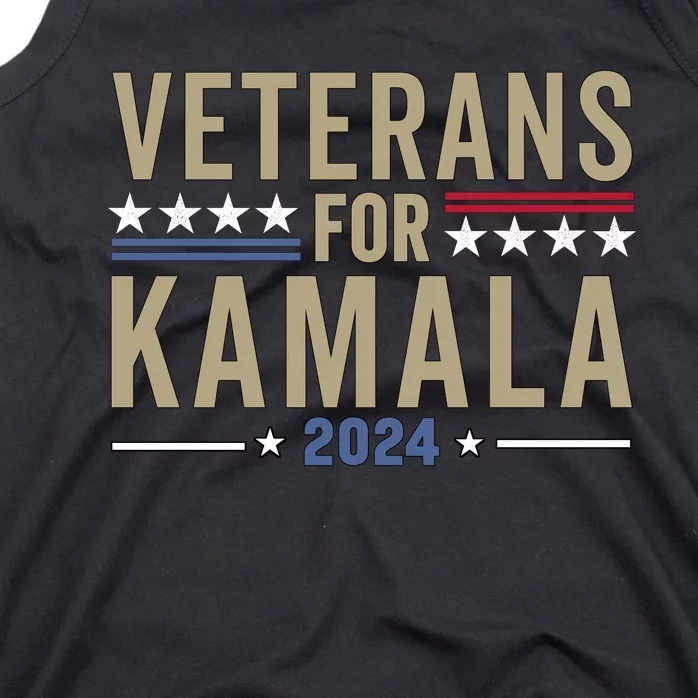 Veterans For Kamala Harris 2024 Election Tank Top