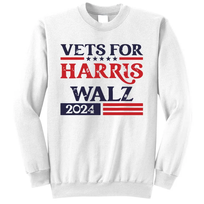 Vets For Kamala Harris Tim Walz Veterans For Harris Sweatshirt