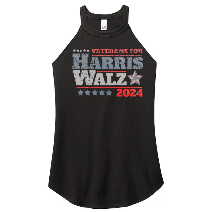 Veterans For Kamala Harris Tim Walz 2024 Women’s Perfect Tri Rocker Tank