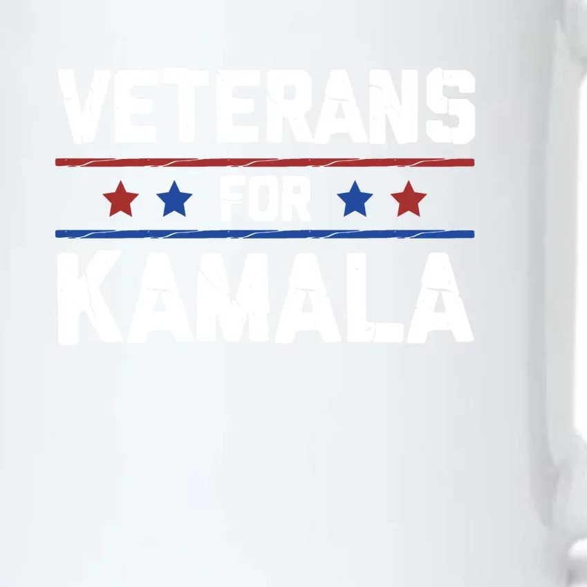 Veterans For Kamala Harris 2024 Black Color Changing Mug