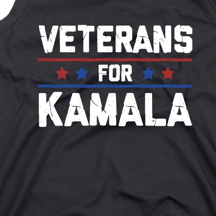 Veterans For Kamala Harris 2024 Tank Top