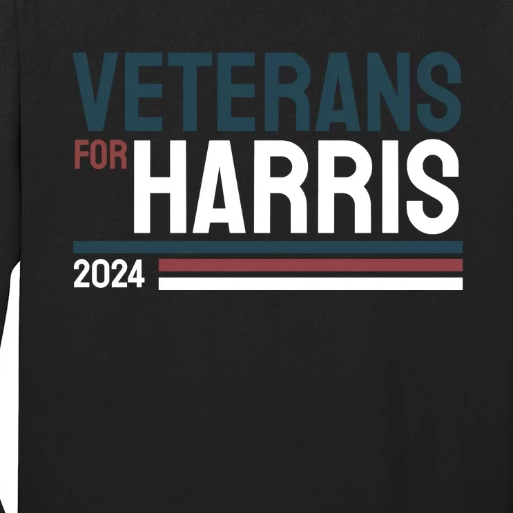 Veterans For Kamala Harris 2024 Long Sleeve Shirt