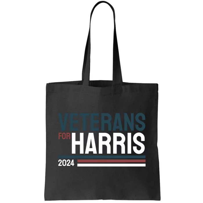 Veterans For Kamala Harris 2024 Tote Bag