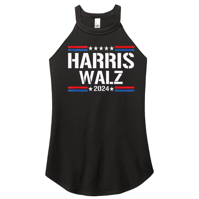 Vote For Kamala Harris Tim Walz For Us President 2024 Women’s Perfect Tri Rocker Tank