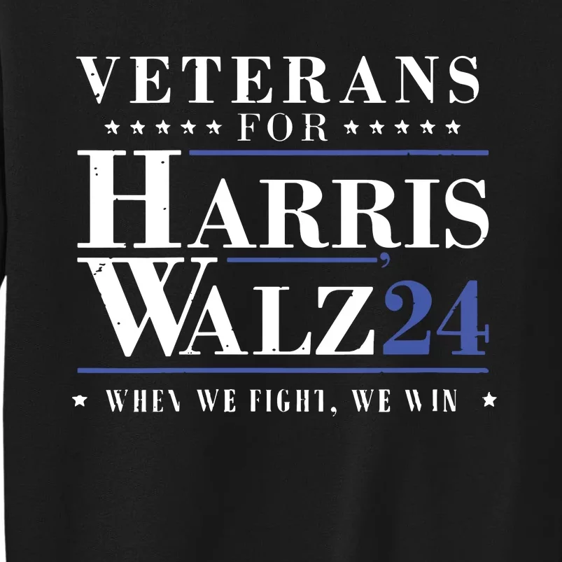 Veterans For Kamala Harris Tim Walz Waltz For President 2024 Sweatshirt