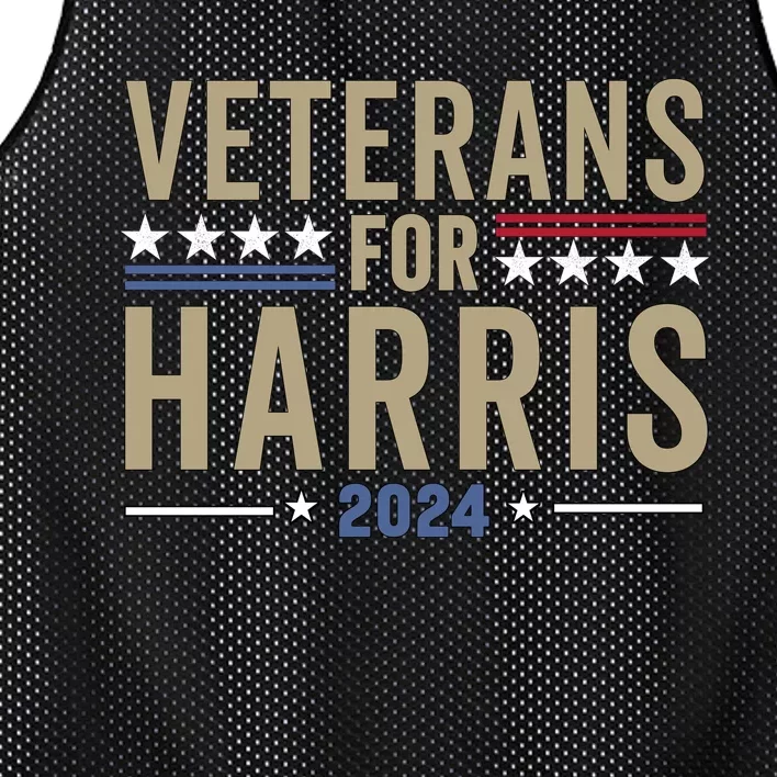 Veterans For Kamala Harris 2024 Election Mesh Reversible Basketball Jersey Tank