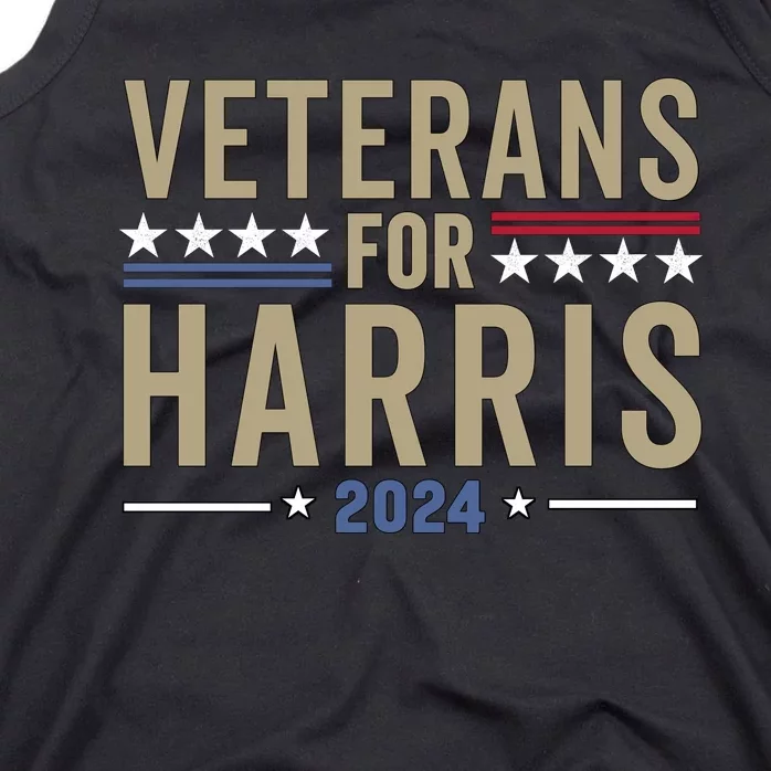 Veterans For Kamala Harris 2024 Election Tank Top