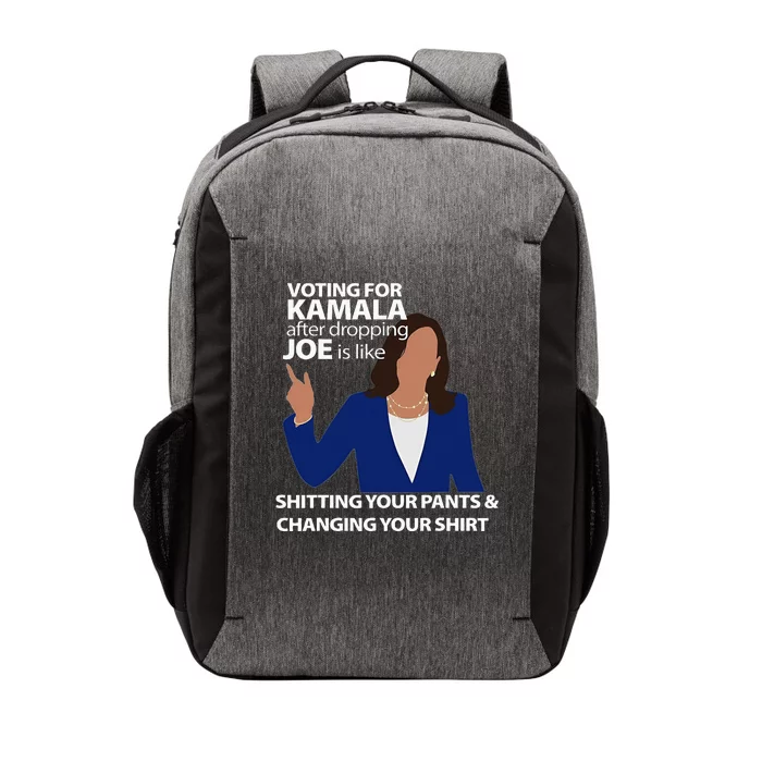 Voting For Kamala After Dropping Joe Is Like Shitting Vector Backpack