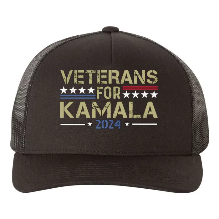 Veterans For Kamala Harris 2024 Election Yupoong Adult 5-Panel Trucker Hat