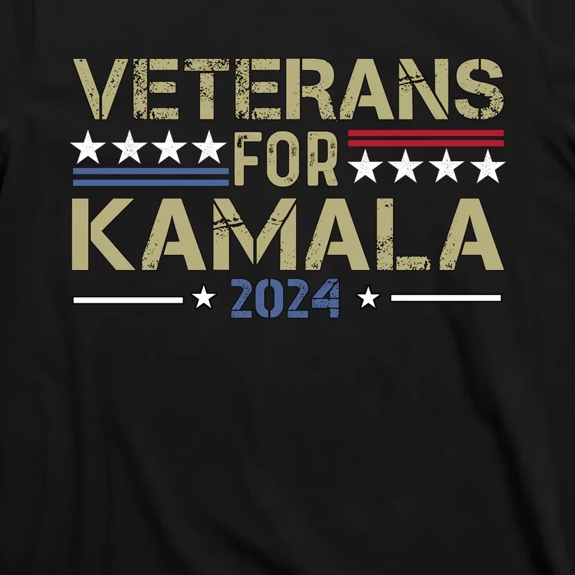 Veterans For Kamala Harris 2024 Election T-Shirt