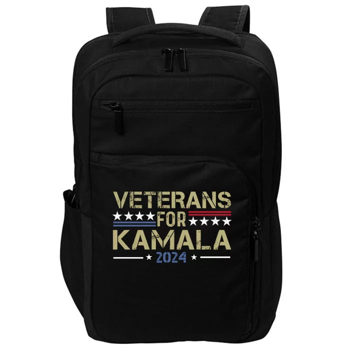 Veterans For Kamala Harris 2024 Election Impact Tech Backpack