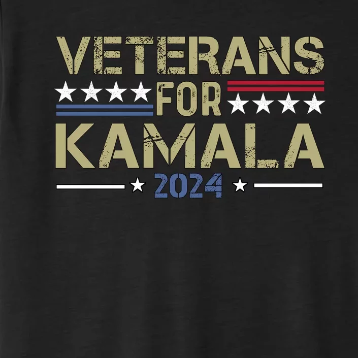 Veterans For Kamala Harris 2024 Election ChromaSoft Performance T-Shirt