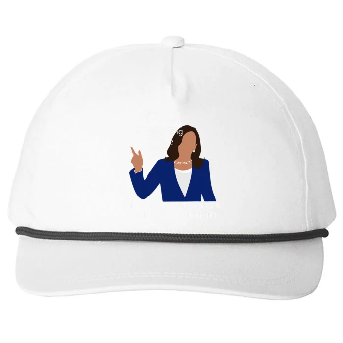 Voting For Kamala After Dropping Joe Is Like Shitting Snapback Five-Panel Rope Hat