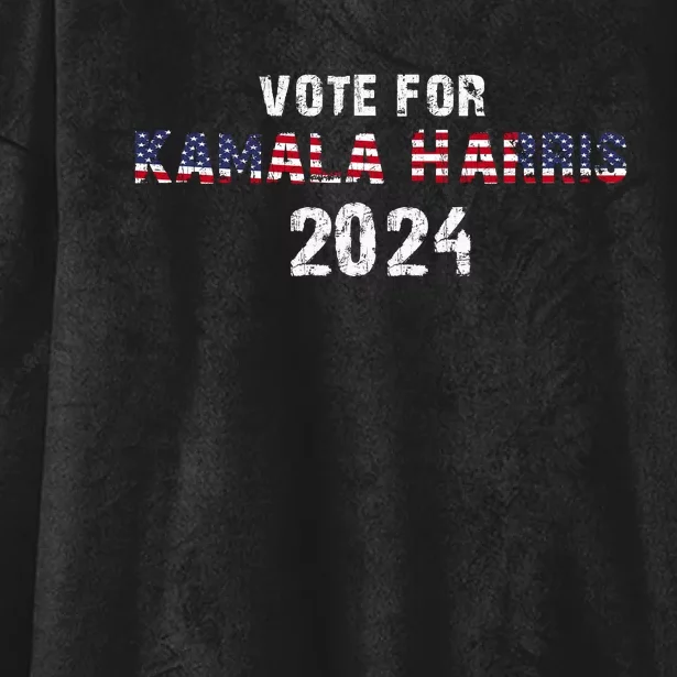 Vote For Kamala Harris | Kamala Harris 2024 Hooded Wearable Blanket