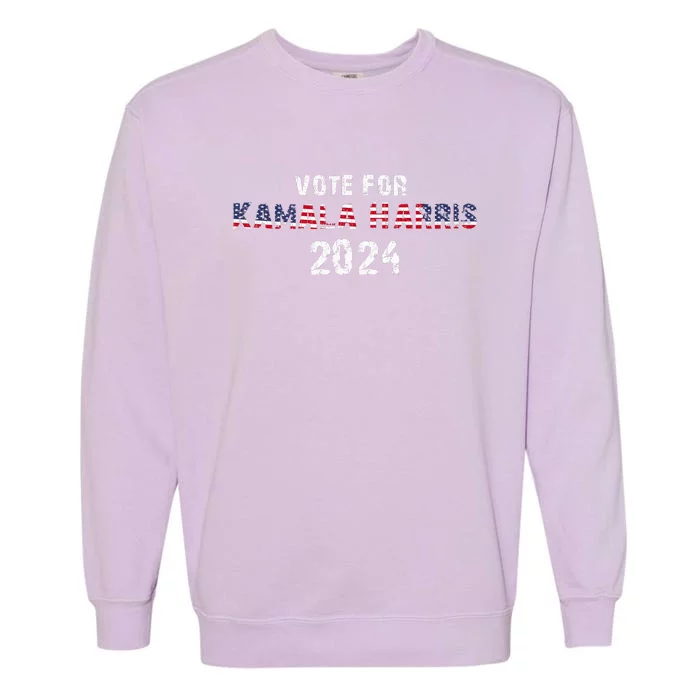 Vote For Kamala Harris | Kamala Harris 2024 Garment-Dyed Sweatshirt