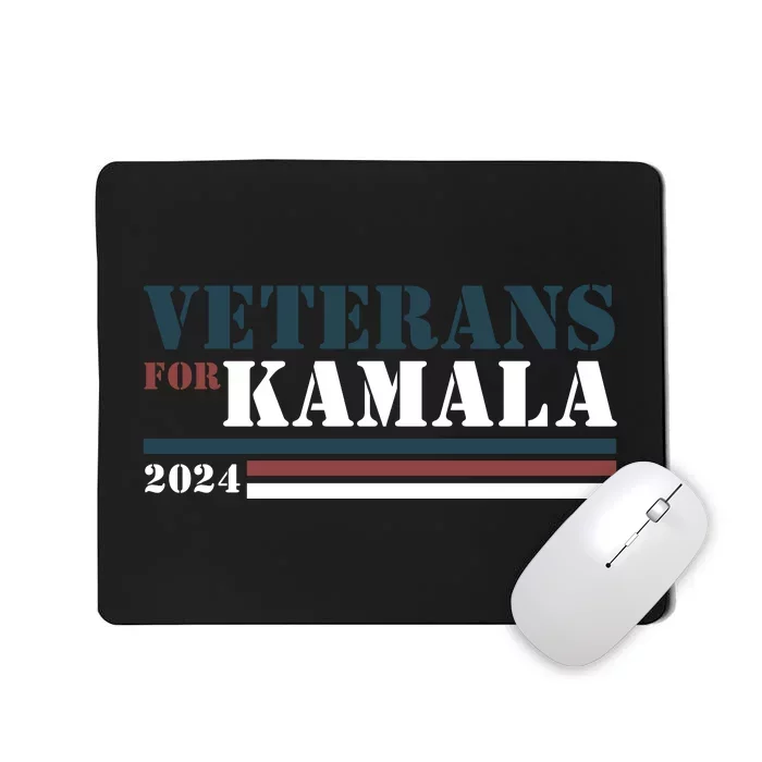 Veterans For Kamala Harris 2024 Mousepad