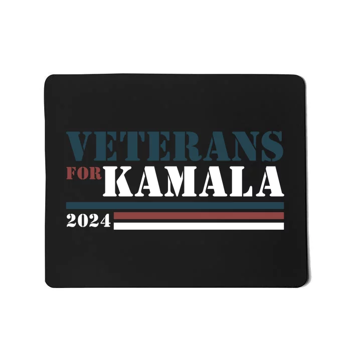 Veterans For Kamala Harris 2024 Mousepad