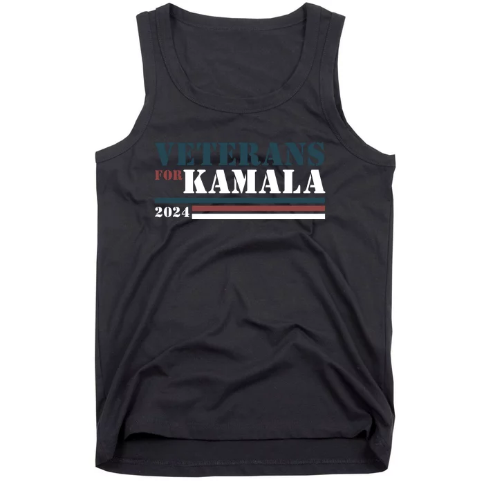 Veterans For Kamala Harris 2024 Tank Top