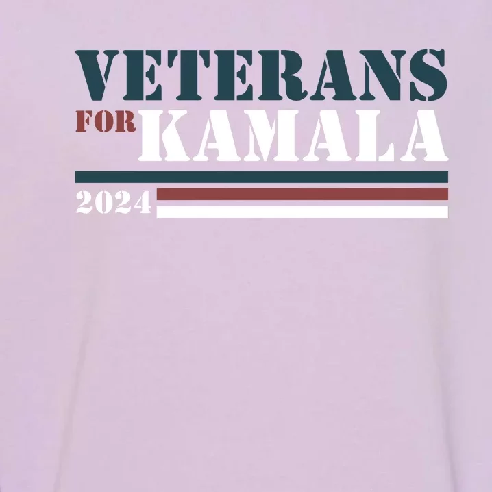 Veterans For Kamala Harris 2024 Garment-Dyed Sweatshirt