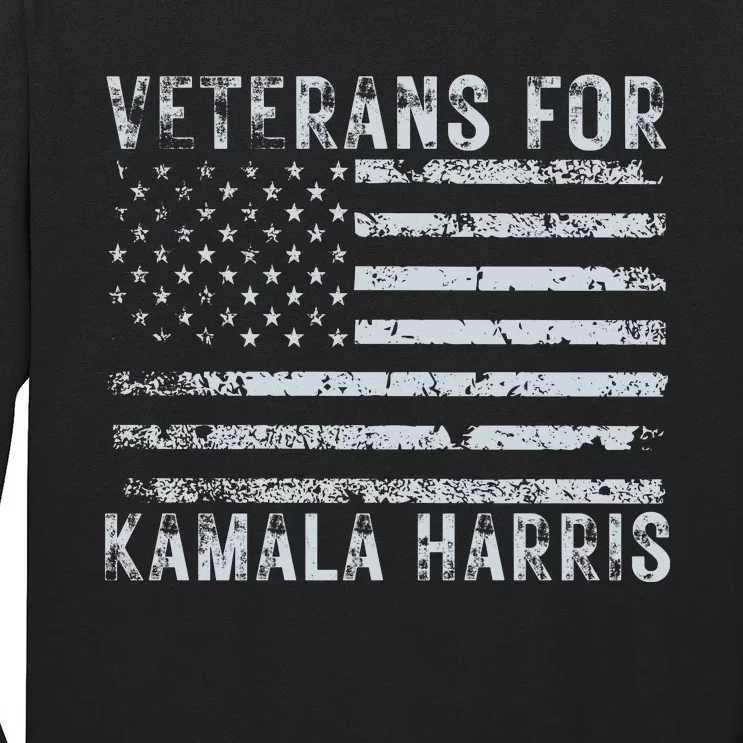 Veterans For Kamala Harris 2024 Election Long Sleeve Shirt