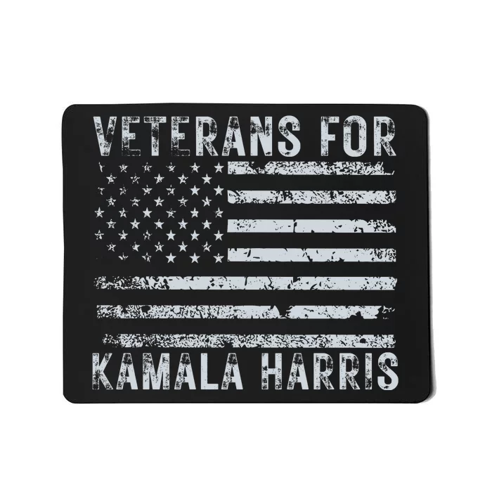 Veterans For Kamala Harris 2024 Election Mousepad