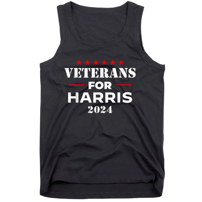 Veterans For Kamala Harris 2024 Election Tank Top