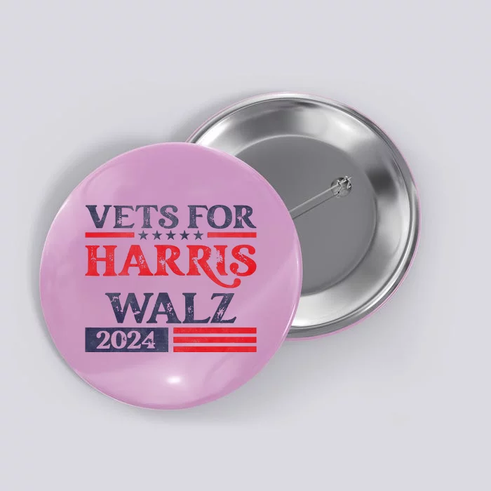 Vets For Kamala Harris Tim Walz Veterans For Harris Button