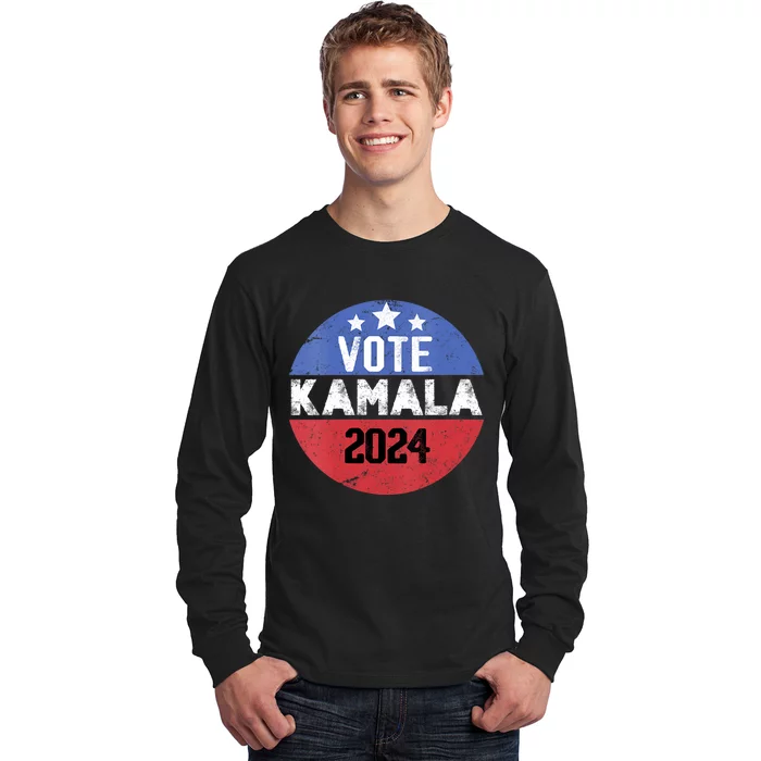 Vote For Kamala Harris Democrats Harris For President 2024 Long Sleeve Shirt