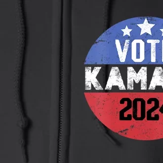 Vote For Kamala Harris Democrats Harris For President 2024 Full Zip Hoodie