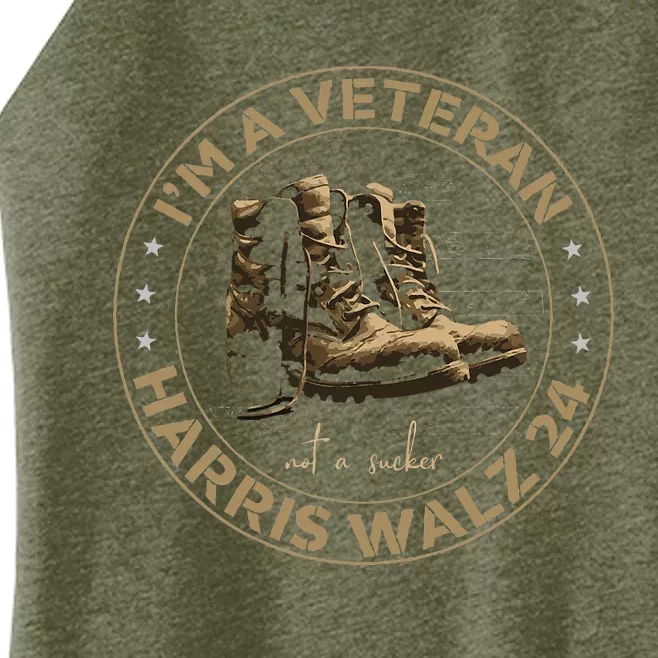 Veterans For Kamala Harris Tim Walz 2024 Women’s Perfect Tri Rocker Tank