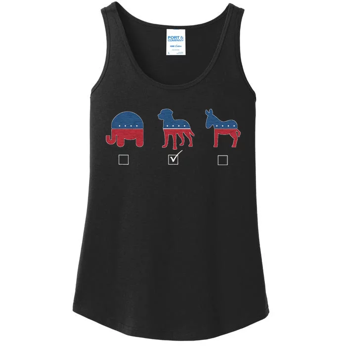 Vote for Labrador Retriever Dog Ladies Essential Tank