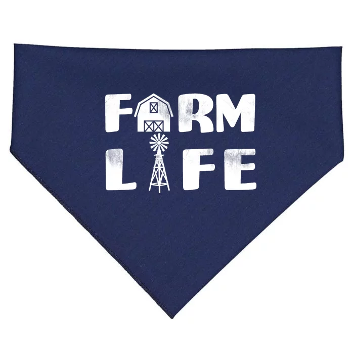 Vintage Farm Life, Man I Love Farming USA-Made Doggie Bandana