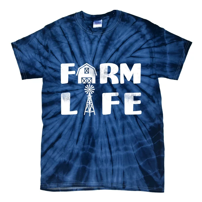 Vintage Farm Life, Man I Love Farming Tie-Dye T-Shirt