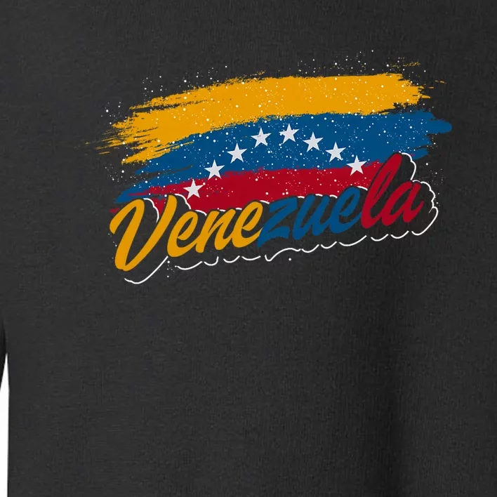 Venezuela Flag Latin America Proud Venezuelan Gift Venezuela Toddler Sweatshirt