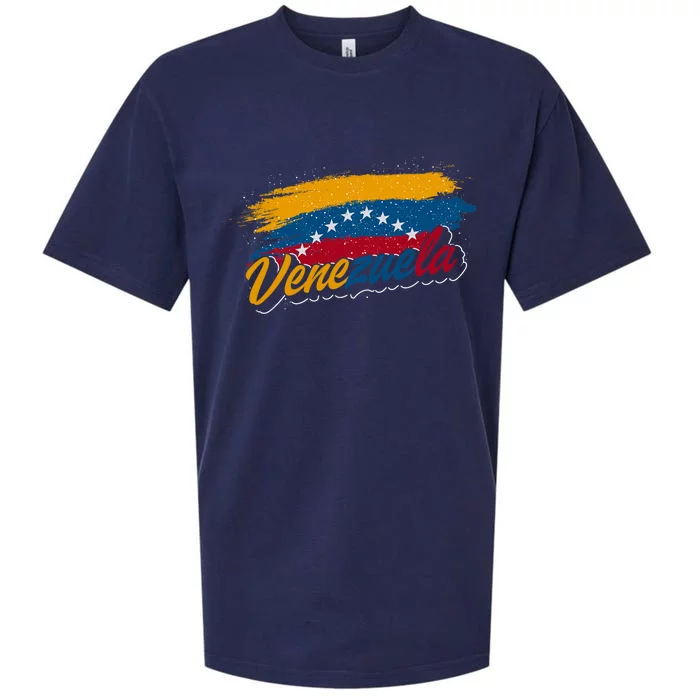 Venezuela Flag Latin America Proud Venezuelan Gift Venezuela Sueded Cloud Jersey T-Shirt