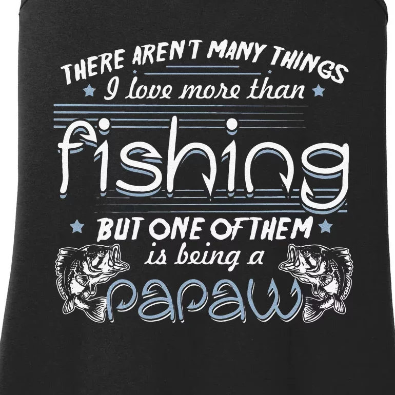 Vintage Fishing Love Fish Being Papaw Birthday Gifts Ladies Essential Tank